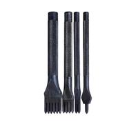 YROHGKPN 4 herramientas de artesanía de cuero, 1 + 2 + 4 + 6 herramientas de punzonado para coser punzones punzonadora punzón