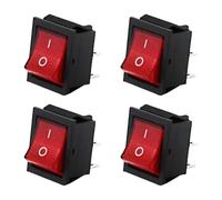 YROHGKPN 4 Piezas Interruptores Basculantes Multiusos Con Luz LED Hecho de Materiales Prácticos Para La Resistencia Al Desgaste Y La Fiabilidad De Los Interruptores De Circuitos Eléctricos