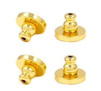 YROHGKPN 4 tapones cómodos para pendientes, tapones para los oídos bloqueados de inserción segura, reemplazo de joyas, tapones para las orejas con bloqueo, decoración elegante para las orejas, talla