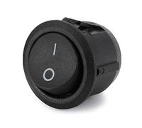 YROHGKPN 5 unidades 250 V 125 V barco redondo marina interruptor basculante 2 pines 2 posiciones Rockers Power Button para electrodomésticos