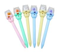 YROHGKPN 6 piezas de rotulador de canasta de baloncesto, estilos coloridos al azar, resaltador cómodo y grande para todas las edades, diseño divertido