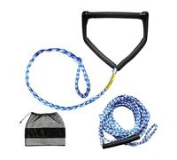 YROHGKPN 75FT Wakeboard Surfs Cuerda de surf Cuerda de arrastre para deportes acuáticos con mango individual para deportes acuáticos y actividades en barco, con una sola mano