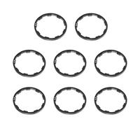 YROHGKPN 8 Uds. Bicicleta Soporte de Pedalier Arandela de Aluminio Volantes Espaciadores Bicicletas Espaciador Bajo Sellos Bicicletas Reemplazo