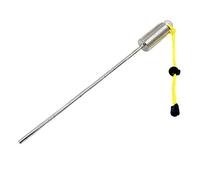 YROHGKPN Acero inoxidable Buceo Diving Stick Rod Pointer Lobsters Tickle Underwaters Shaker Noise Maker con Lanyard Noise Maker Lobsters Tickle Sticks