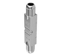 YROHGKPN Acoplador RJ45 sin herramientas para Cat7, fácil reparación y extensión de cables Ethernet, carcasa metálica para evitar interferencias de señal, adaptador de red sin herramientas