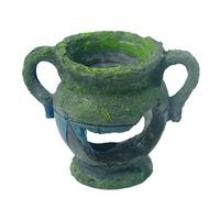 YROHGKPN Acuarios, tarros viejos artificiales, macetas, decoraciones, accesorios de acuario, arte marino, decoraciones, decoración de acuario