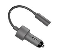 YROHGKPN Adaptador convertidor de mechero a DC2.1, adaptador de carga para coche con amplios rangos de voltaje de entrada, fiabilidad, uso duradero de PVC, coche