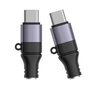 YROHGKPN Adaptador de auriculares USB C a 3 de 5 mm con chip de decodificación integrado para un sonido claro, funcionamiento Plug and Play de los auriculares