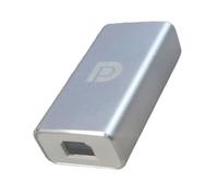 YROHGKPN Adaptador de DisplayPort a miniatura de metal resistente que garantiza señales 4K / 2K consistentes para monitores, portátiles, pantallas pequeñas