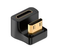 YROHGKPN Adaptador HDTV flexible Enjoy Clear & Quality Video Transmission on Device Mini C Female to High Clear Port Female Adapter HDTV Connector