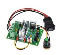 YROHGKPN Administrador de velocidad del motor de 120 W, placa de funcionamiento reversible, 10 V a 30 V, entrada de potencial amplia, controlador directo del motor
