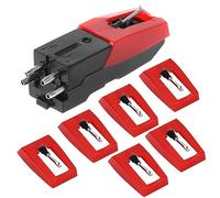 YROHGKPN Aguja de flauta dulce de 7 piezas para carcasa con reemplazo de diamante para aguja de tocadiscos LP et