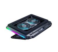 YROHGKPN Almohadilla de refrigeración universal para laptop con tecnología de overclocking de flujo de aire 15 veces mínimo ruido para portátiles de 15 a 21 pulgadas, almohadilla de refrigeración para