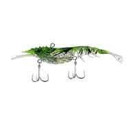 YROHGKPN aparejos de pesca premontados, señuelos, señuelos de pesca de agua salada, cebo de camarón, señuelo de goma, dispositivo artificial, simulación de camarones, agua salada, suave