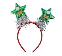 YROHGKPN Árbol de Navidad/estrella Hairhoop cinta de pelo para fiestas, actuaciones escolares y como decoración para vísperas