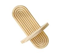 YROHGKPN Arco de arco iris de madera flotante para colgar en la pared del siglo Medio, decoración para dormitorio y habitación de los niños, estantería de pared