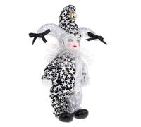 YROHGKPN Artístico Payaso Lágrima Estatua de Porcelana Escultura Coleccionable Figura Coleccionable Para Emociones Regalo Para Coleccionistas Ángel Llorando Payaso Escultura Decorativa
