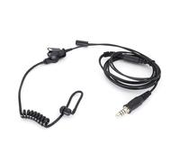 YROHGKPN Auriculares de tubo de aire acústicos telescópicos tácticos de 7,1 mm, micrófono robusto, conector de 7,1 mm para radios, auriculares con manguera de aire