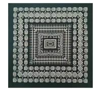 YROHGKPN Bandanas geométricas para adultos unisex de moda pañuelo de cabeza de baile callejero pañuelo multiusos bufandas pañuelo de bolsillo, Estampado geométrico azul marino, Talla única