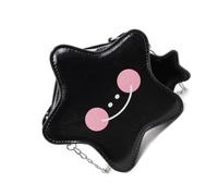 YROHGKPN Bandolera Lovely Plan de PU sustancia defendida, para uso diario, viajes, fiesta, imprescindible, Negro