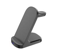 YROHGKPN Base de carga de 15 W para teléfono 17, 16, 15, reloj 8, auriculares, soporte plegable