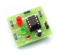 YROHGKPN Bloque de terminales de diseño preciso con 5,08 mm de tamaño de cuadrícula NE555 fiabilidad de luz estroboscópica, conector electrónico para proyectos de formación, bloque de terminales