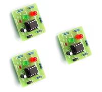 YROHGKPN Bloque de terminales de diseño preciso con 5,08 mm de tamaño de cuadrícula NE555 fiabilidad de luz estroboscópica, conector electrónico para proyectos de formación, bloque de terminales