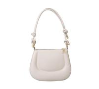 YROHGKPN Bolsa de sillín de color sólido bolso de hombro versátiles para niñas y mujeres moda moda bolsos bajo el brazo para trajes casuales, Blanco