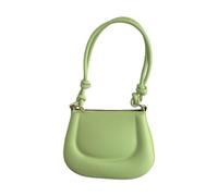 YROHGKPN Bolsa de sillín de color sólido bolso de hombro versátiles para niñas y mujeres moda moda bolsos bajo el brazo para trajes casuales, verde