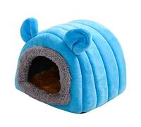 YROHGKPN Bonita casa pequeña jaula para conejillos de indias, hámster, cama suave y cálida, escondite, túnel para hurones, ardillas, conejos, ratones, animales pequeños para cobayas