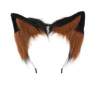 YROHGKPN Bonita diadema de orejas de gatito de dibujos animados para mujer, para Halloween, maquillaje, para carnaval, cosplay, accesorios, zorros de gato, orejas, banda para el pelo, anime, Halloween