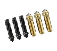 YROHGKPN Boquilla Hotend de impresora compatible con varios materiales, 0, 2 mm a 0,8 mm, construcción totalmente metálica, mejorada para la boquilla