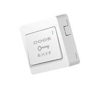 YROHGKPN Botón de control de acceso instalado con tornillo, función automática rápida, alta compatibilidad, plástico ignífugo para sistemas de acceso, interruptor de acceso al aire libre