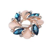 YROHGKPN Broche de bufanda de moda broche antideslizante bufanda cierre flores broches para mujeres fiesta boda broche