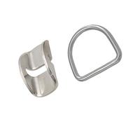 YROHGKPN Buceos Soporte de tanque montado lateral Botellas de aire Asiento fijo Cilindro de buceo D Anillos Soporte lateral fácil de instalar