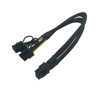 YROHGKPN Cable adaptador de corriente para tarjetas gráficas de alto rendimiento, 8 pines macho a dos 6 + 2 pines