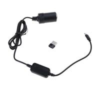 YROHGKPN Cable adaptador portátil de 5 V USB C a 12 V para dispositivo de coche de 10 W con conector hembra tipo C a cable adaptador