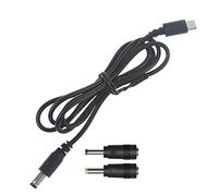 YROHGKPN Cable de alimentación USB C tipo C a 5, 5 x 2, 1 mm, 3, 5, 35 mm, 4, 0, 7 mm, 12 V PD Trigger para router, portátil, altavoz, luz LED, cámara, cable de alimentación de disparador