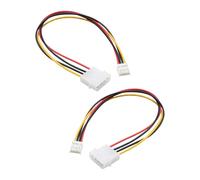 YROHGKPN Cable de conversión grande de 4 pines a pequeño de 4 pines, cable de alimentación para unidad de disquete, cable de conexión de ordenador a corriente, adaptador de unidad de disquete