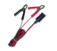 YROHGKPN Cable de extensión para encendedor de coche, 12 - 24 V, adaptador de enchufe de coche, eficiente, adaptador de pinza de batería