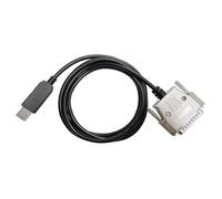 YROHGKPN Cable USB a DB25 RS232 de alta compatibilidad que garantiza una comunicación fiable para impresoras T88VI T88V antiguas, cable de datos de alta compatibilidad