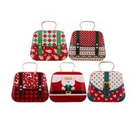 YROHGKPN Caja de almacenamiento decorativa de Navidad, festival, espaciosa y fácil de usar