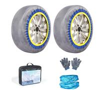 YROHGKPN Calcetines de nieve para neumáticos de coche, alternativa para cadena, accesorios de coche, calcetines de neumáticos con alta tracción para el sector automotriz, accesorios para neumáticos de