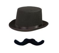 YROHGKPN Capa de cosplay de mago, juego de accesorios de disfraz con capa, varita mágica, lazos para actuaciones, accesorios, capa de mago, conjunto de accesorios, Sombrero corto Beard, Talla única