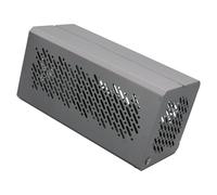YROHGKPN Carcasa de ordenador con marco de metal negro para ATX37 SFX27, compatible con ventilador de 3 x 12 cm, carcasa de metal