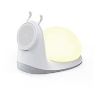 YROHGKPN Carga en forma de caracol con luz nocturna portátil desmontable, batería de 500 mAh, USB C, adecuada para uso doméstico, lámpara de estado de ánimo portátil desmontable