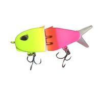 YROHGKPN Cebo multisección señuelos anzuelos de pesca de agua salada 3D cebo artificial swimbait, aparejos de pesca, cebos artificiales