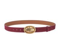 YROHGKPN Cinturón de cuero fino con hebilla de letra ovalada Cinturón estrecho simple para mujeres y niñas Cinturón de cadera para pantalones decoraciones de cintura populares Accesorios para mujer, a