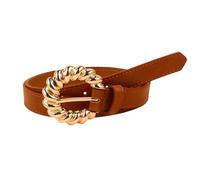 YROHGKPN Cinturón de mujer de estilo occidental, cintura ajustable, piel sintética, para uso casual y activo, piel sintética, b, Talla única