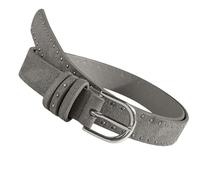 YROHGKPN Cinturón de piel para mujer, estilo vintage, estilo occidental, para jeans y vestidos, cinturón de moda con hebillas, gris, Talla única